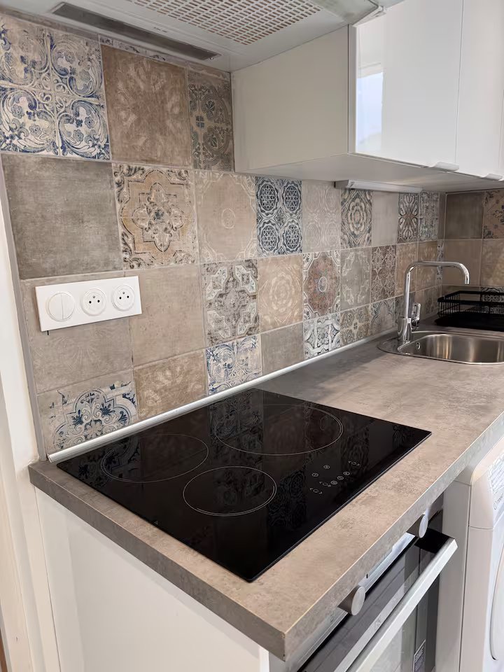 Cuisine plaque de cuisson